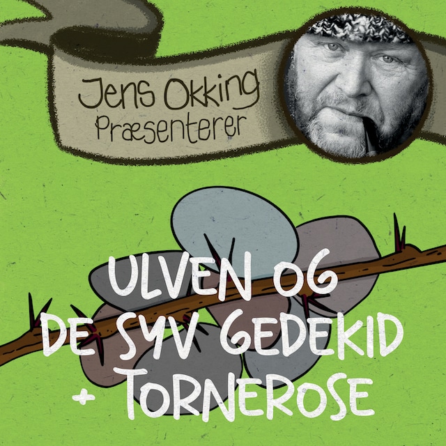 Buchcover für Ulven og de syv gedekid + Tornerose