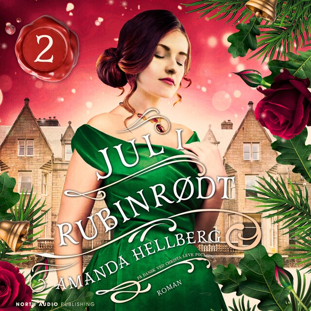 Book cover for Jul i rubinrødt