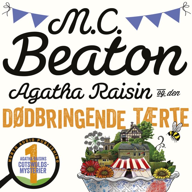 Book cover for Agatha Raisin og den dødbringende tærte