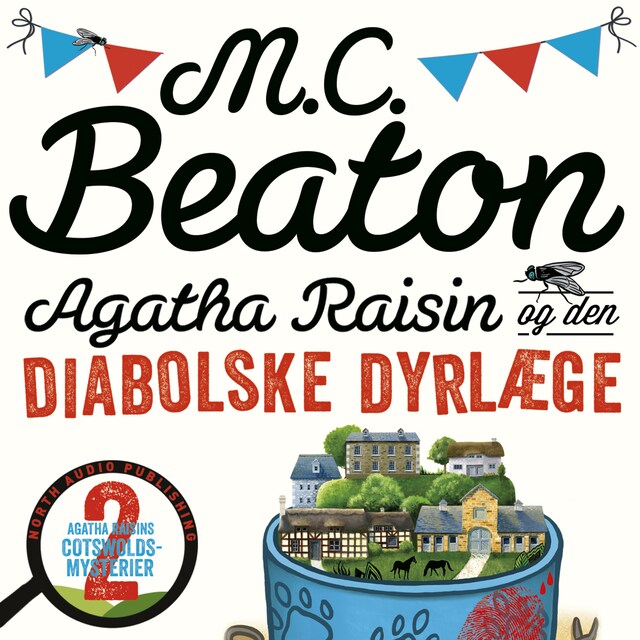 Boekomslag van Agatha Raisin og den diabolske dyrlæge