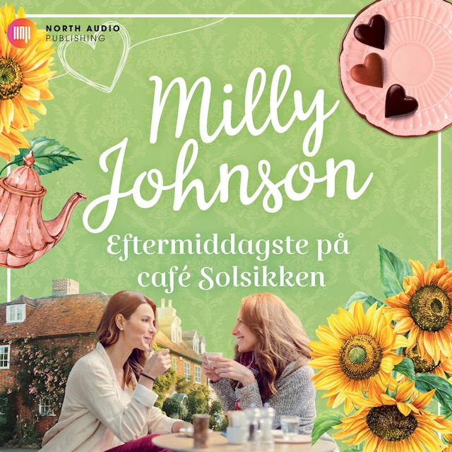 Buchcover für Eftermiddagste på Café Solsikken