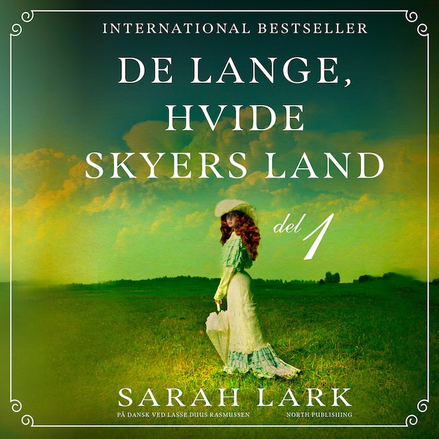 Okładka książki dla De lange, hvide skyers land - del 1