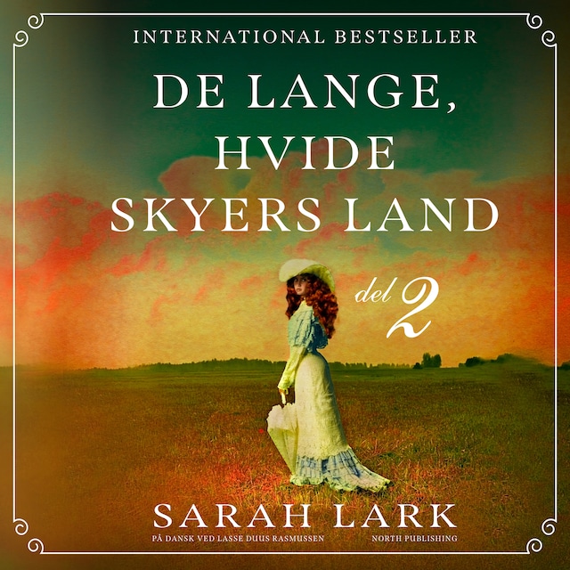 Okładka książki dla De lange, hvide skyers land - del 2