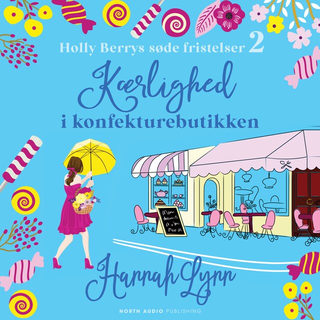 Buchcover für Kærlighed i konfekturebutikken