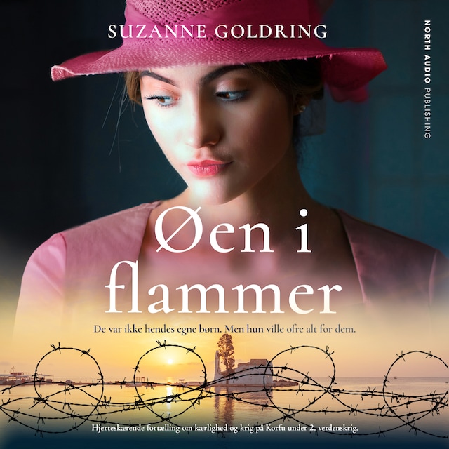 Book cover for Øen i flammer