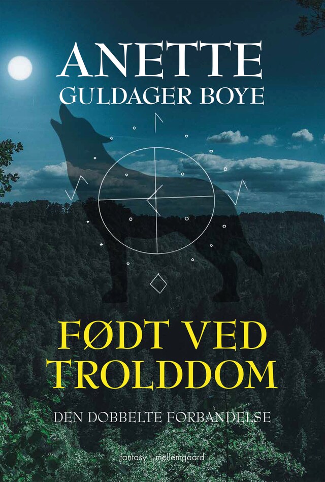 Book cover for Født ved trolddom – Den dobbelte forbandelse