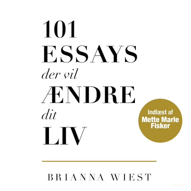 Book cover for 101 essays der vil ændre dit liv