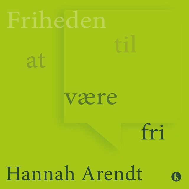 Portada de libro para Friheden til at være fri