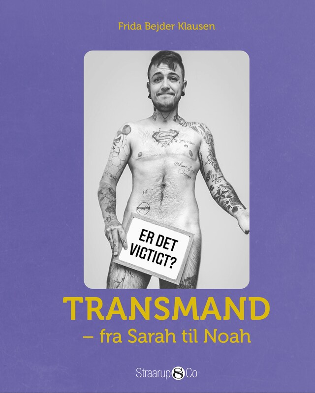 Okładka książki dla Transmand - Fra Sarah til Noah