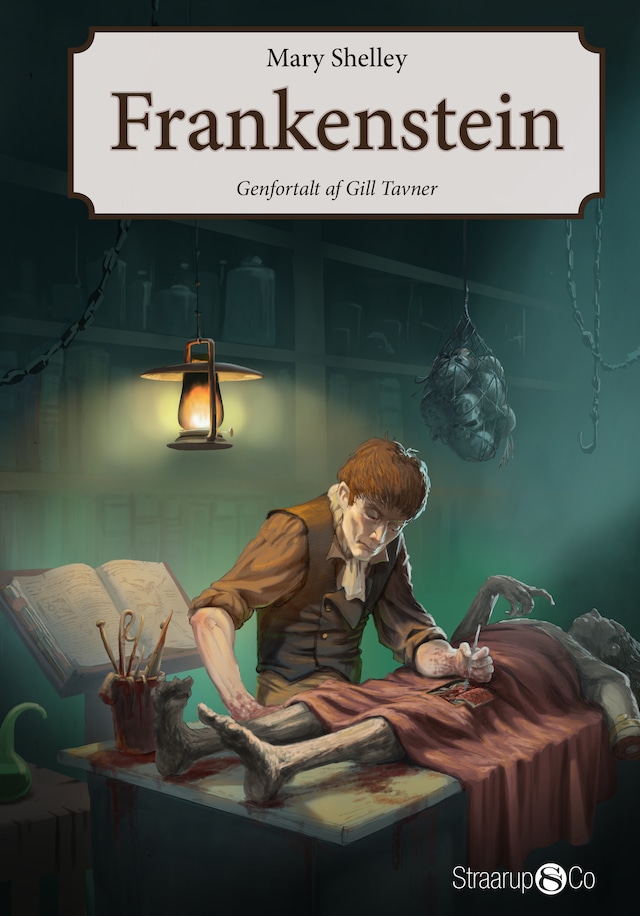 Book cover for Frankenstein