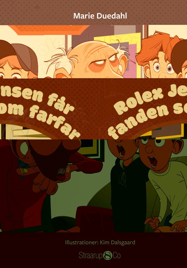 Book cover for Rolex Jensen får fanden som farfar