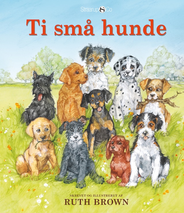 Portada de libro para Ti små hunde