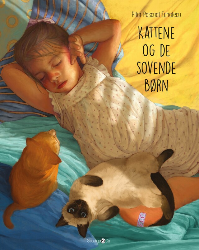 Book cover for Kattene og de sovende børn