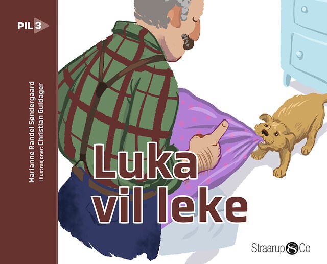 Buchcover für Luka vil leke (norsk)