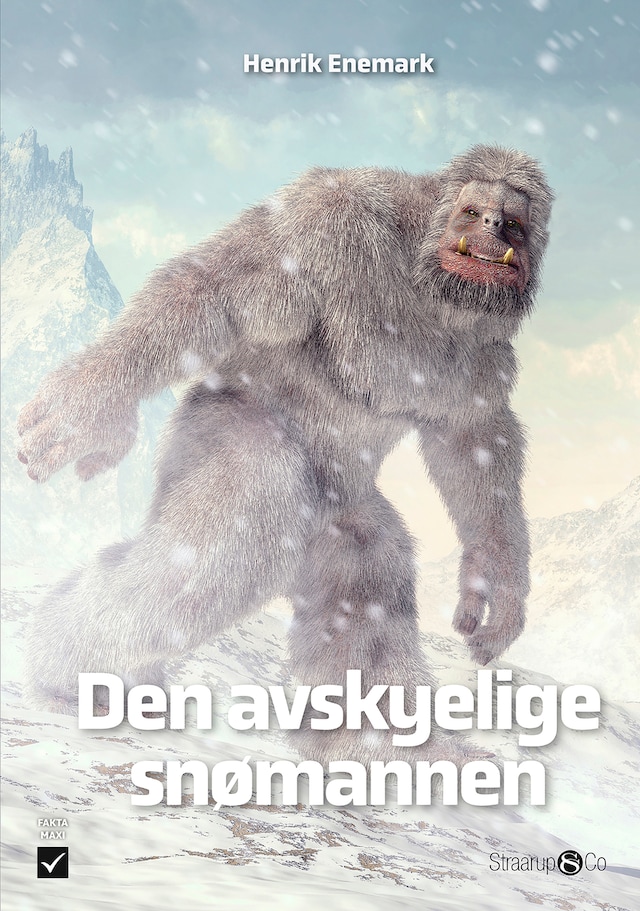 Bokomslag for Den avskyelige snømannen (norsk)