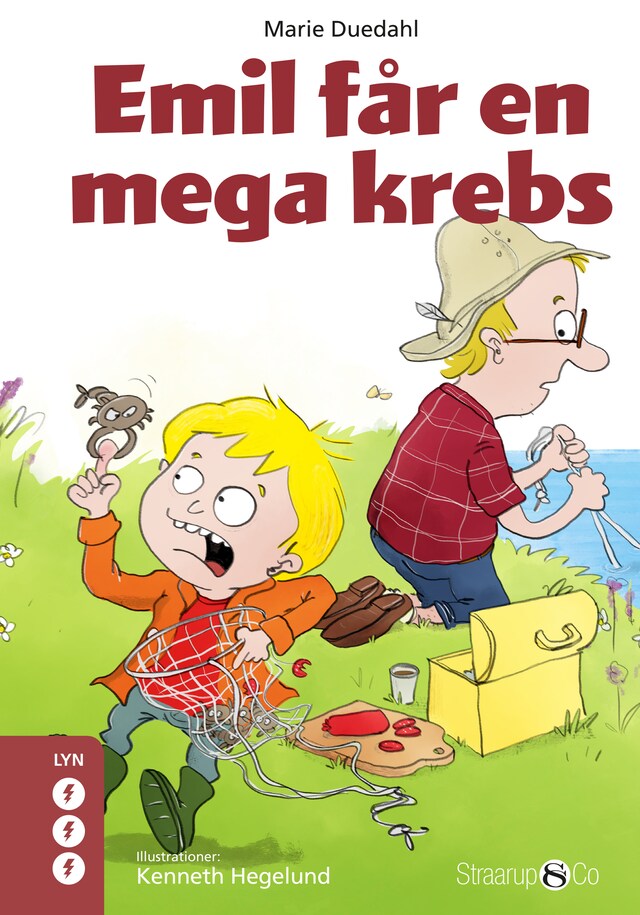 Copertina del libro per Emil får en mega krebs