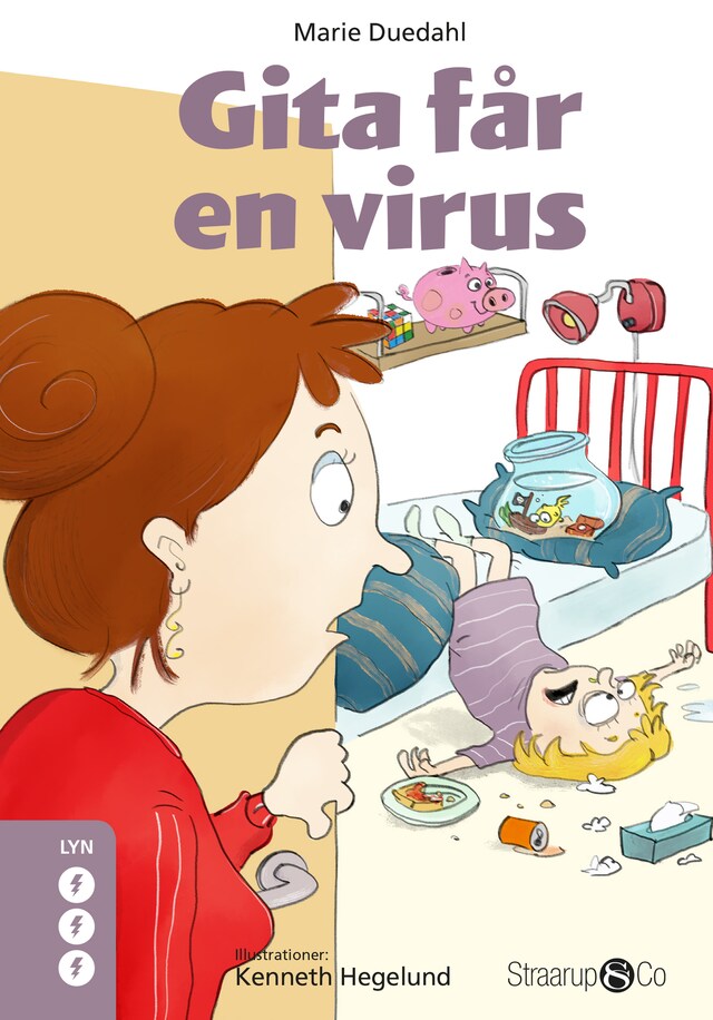 Buchcover für Gita får en virus