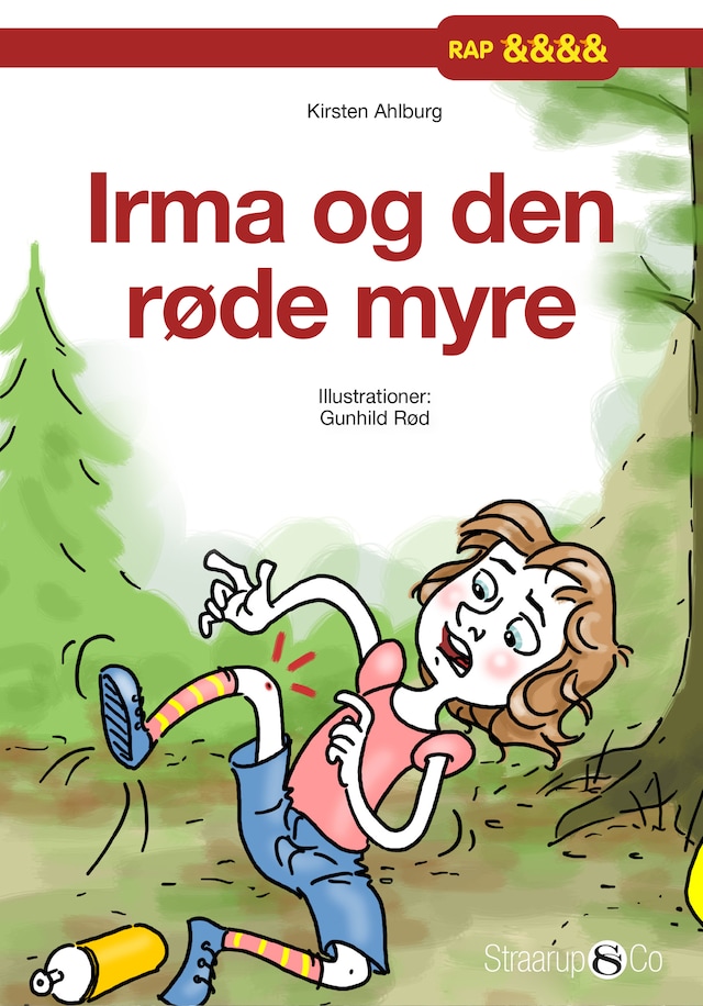 Book cover for Irma og den røde myre