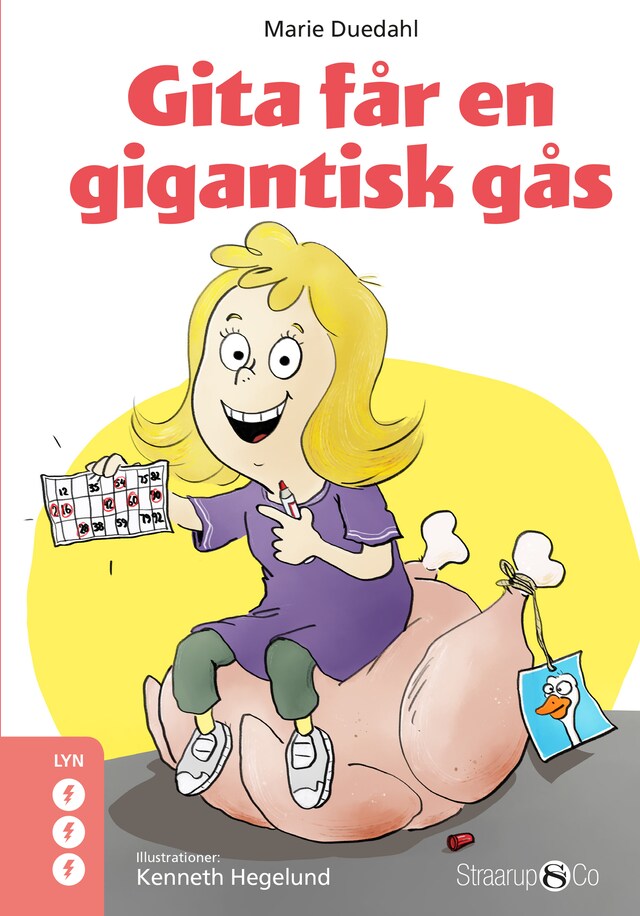 Couverture de livre pour Gita får en gigantisk gås