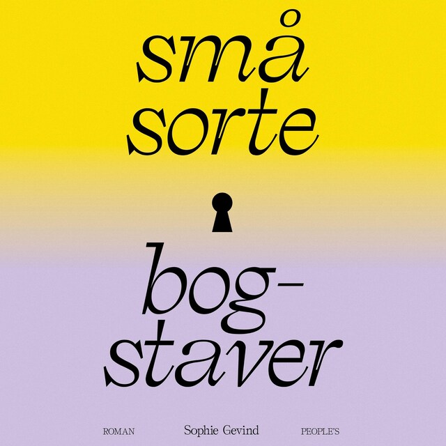 Boekomslag van Små sorte bogstaver