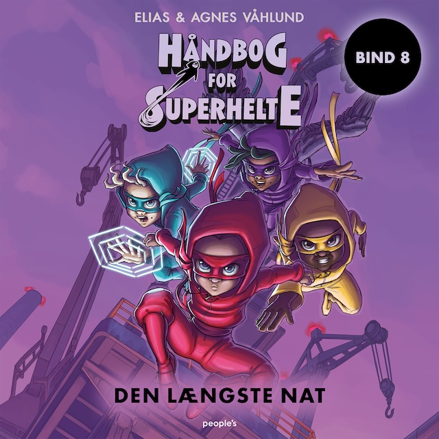 Portada de libro para Håndbog for superhelte 8: Den længste nat