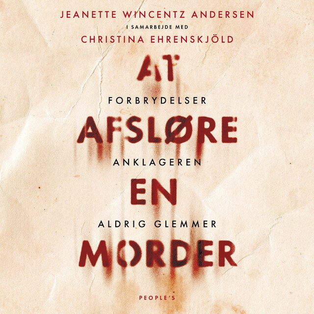 Buchcover für At afsløre en morder