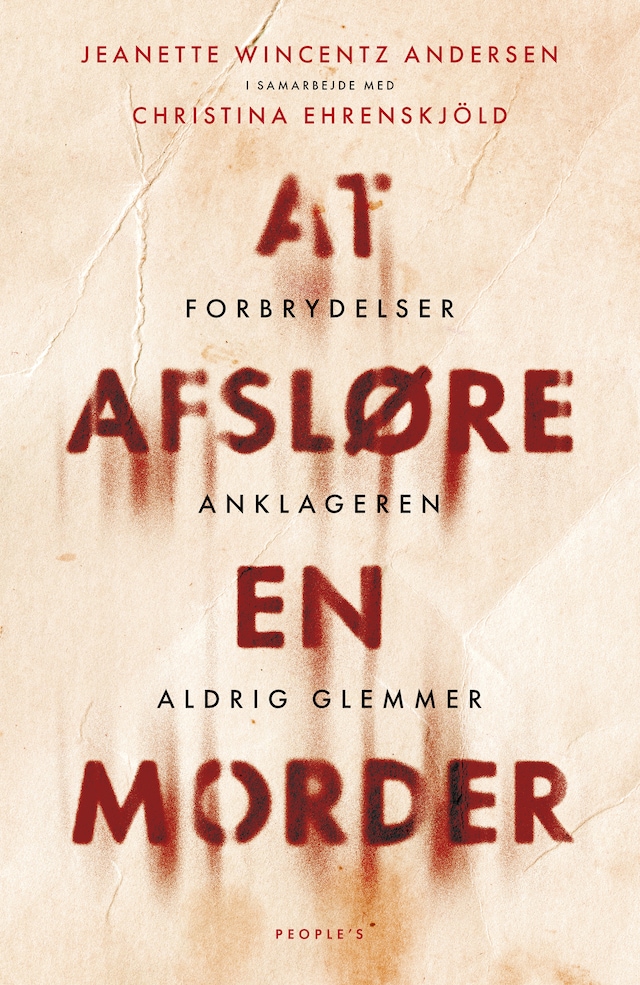 Okładka książki dla At afsløre en morder