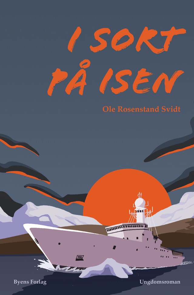 Book cover for I sort på isen