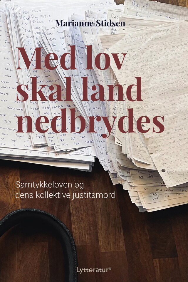 Buchcover für Med lov skal land nedbrydes