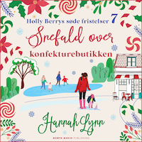 Snefald over konfekturebutikken