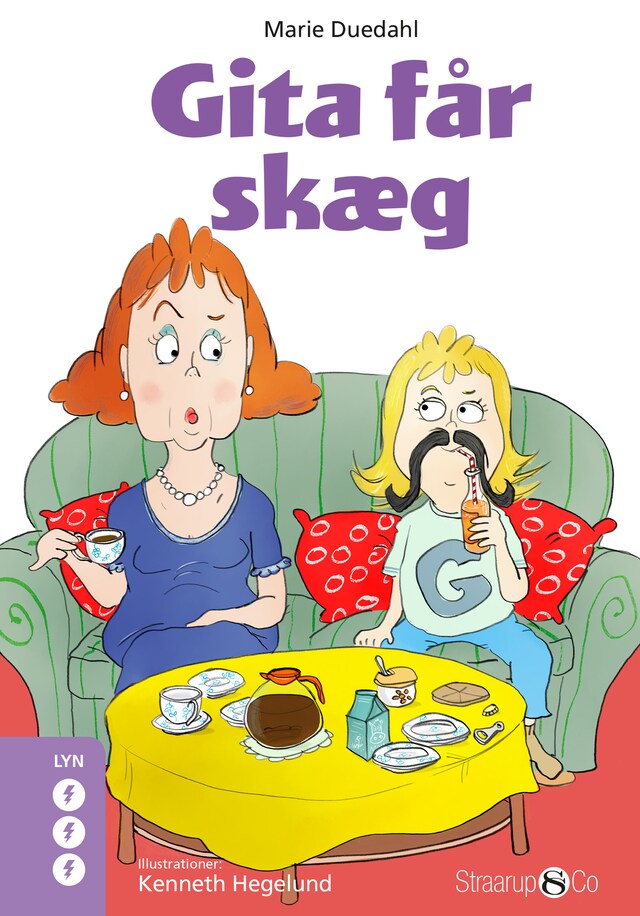 Buchcover für Gita får skæg