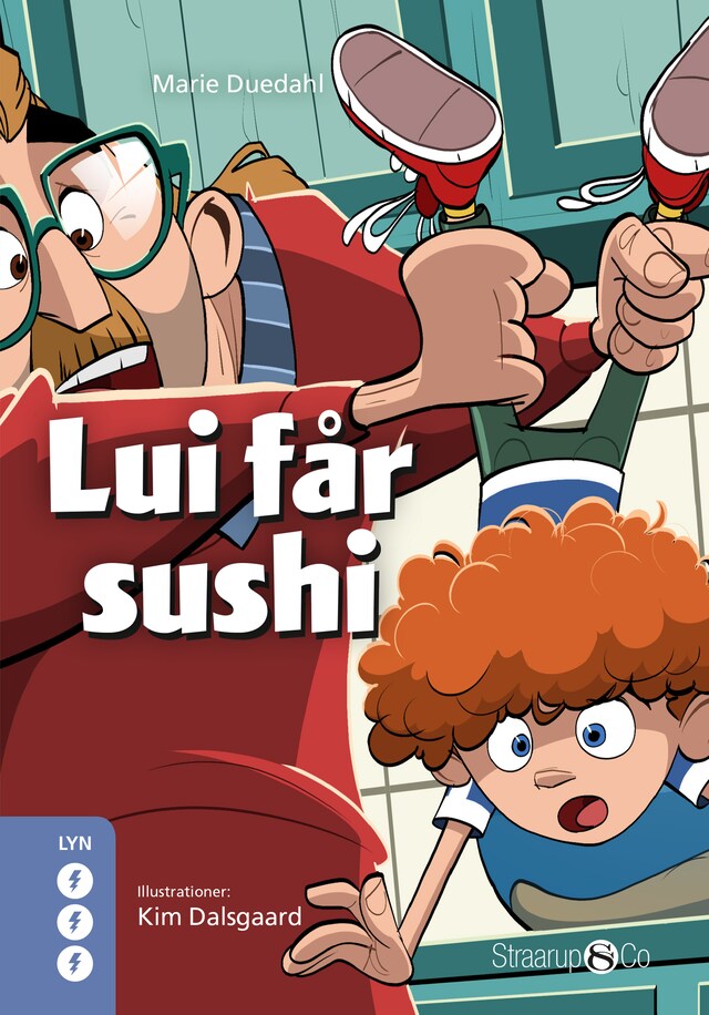 Copertina del libro per Lui får sushi