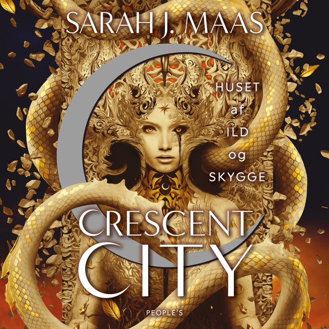 Book cover for Crescent City. Huset af ild og skygge