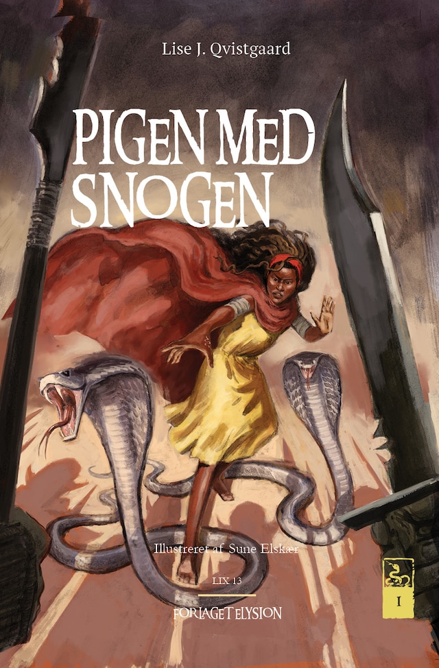 Book cover for Pigen med snogen 1