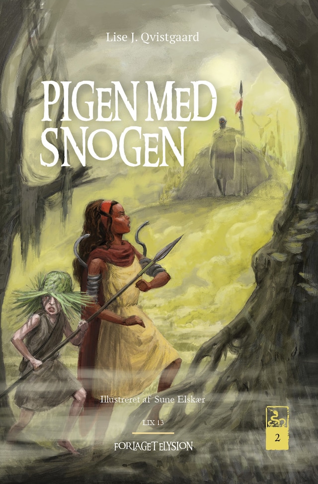 Book cover for Pigen med snogen 2