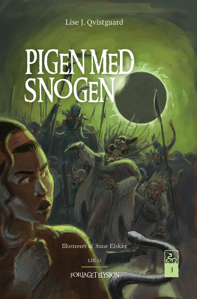 Book cover for Pigen med snogen 3