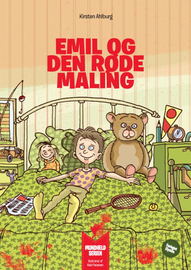 Okładka książki dla Emil og den røde maling