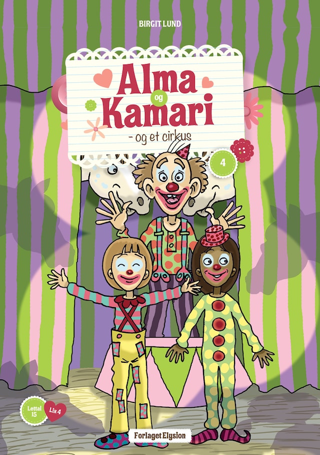 Book cover for Alma og Kamari og et cirkus