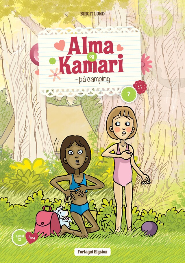 Book cover for Alma og Kamari på camping