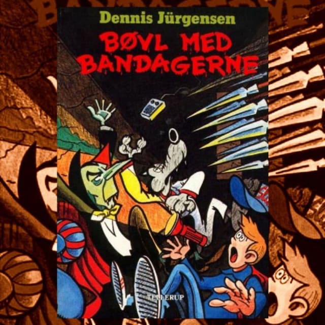 Okładka książki dla Freddy-serien #5: Bøvl med bandagerne