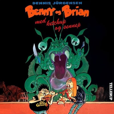 Benny og Brian med ketchup og sennep