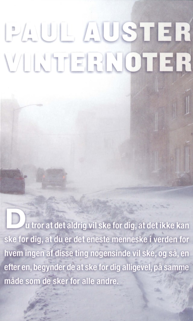 Book cover for Vinternoter