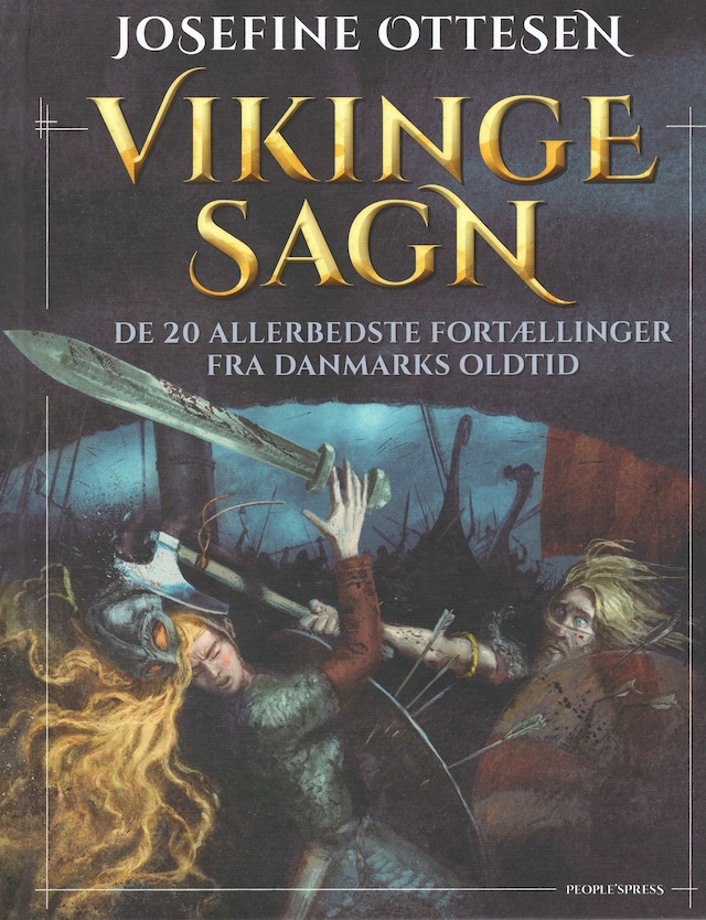 Portada de libro para Vikingesagn