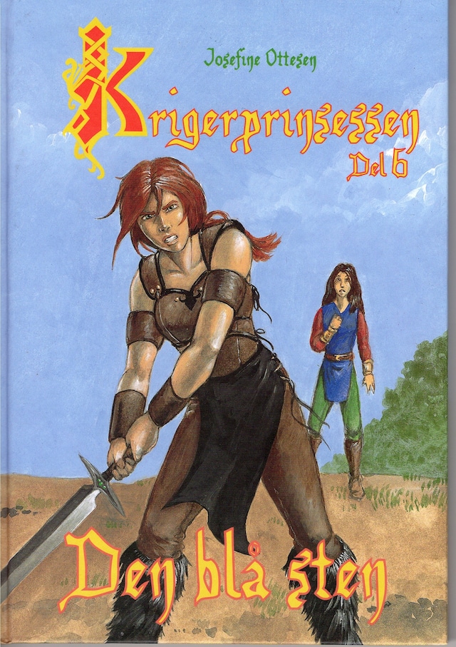 Book cover for Krigerprinsessen 6 - Den Blå Sten