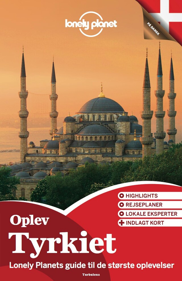 Kirjankansi teokselle Oplev Tyrkiet (Lonely Planet)