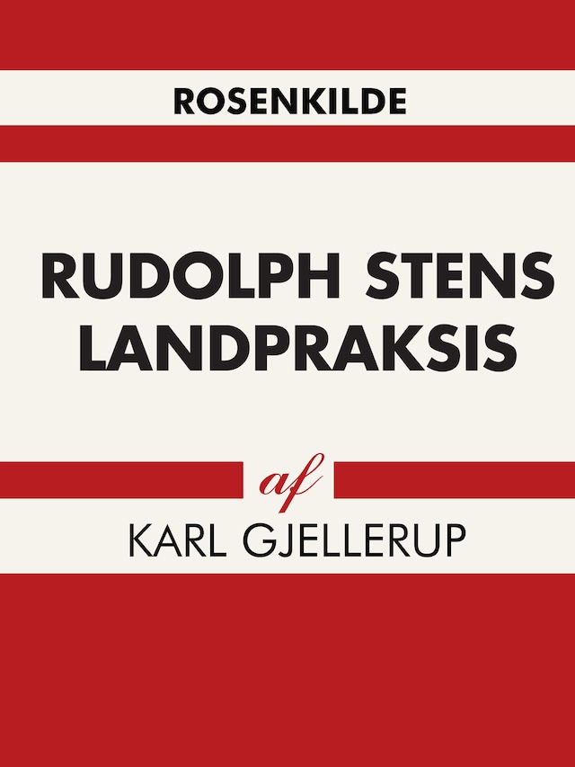 Buchcover für Rudolph Stens landpraksis