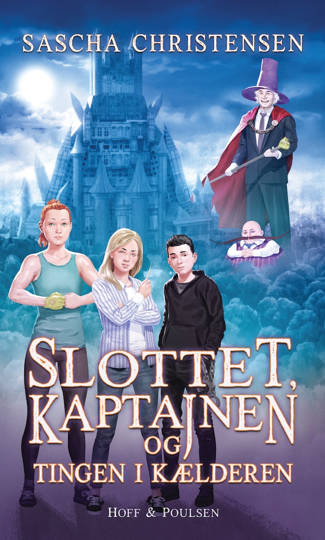 Book cover for Slottet, kaptajnen og tingen i kælderen