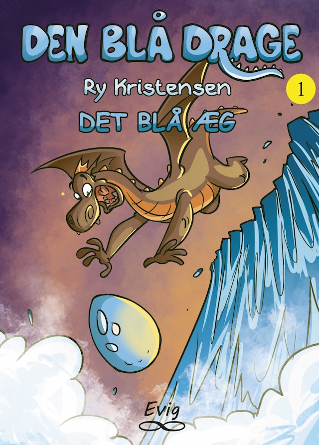 Couverture de livre pour Den blå drage 1 - Det blå æg