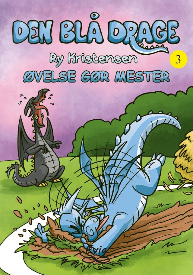Book cover for Den blå drage 3 - Øvelse gør mester