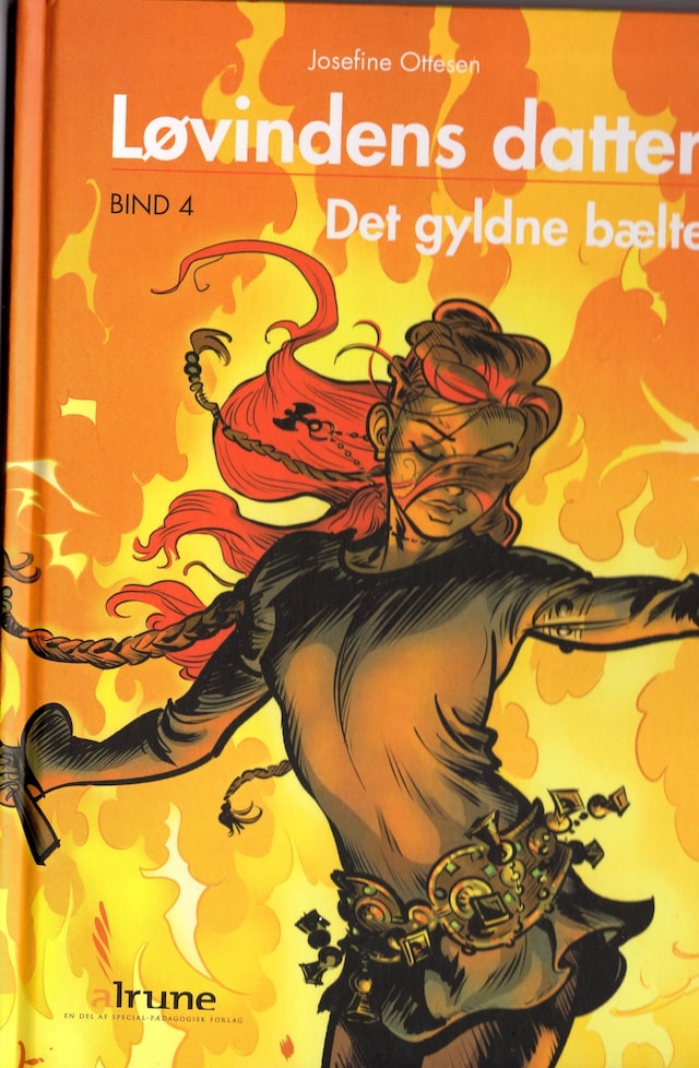 Book cover for Løvindens datter, bind 4. Det gyldne bælte lydbog